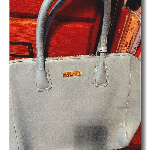 Large Tote or Overnight Bag of Pebbled Leather - Picture 1 of 5